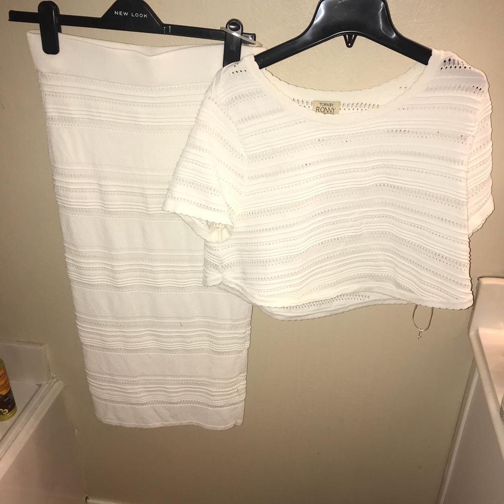 Torn by Ronny kobo skirt set